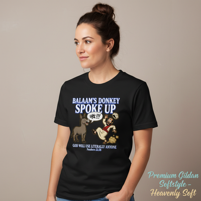 Balaam’s Donkey Spoke Up T-Shirt__space