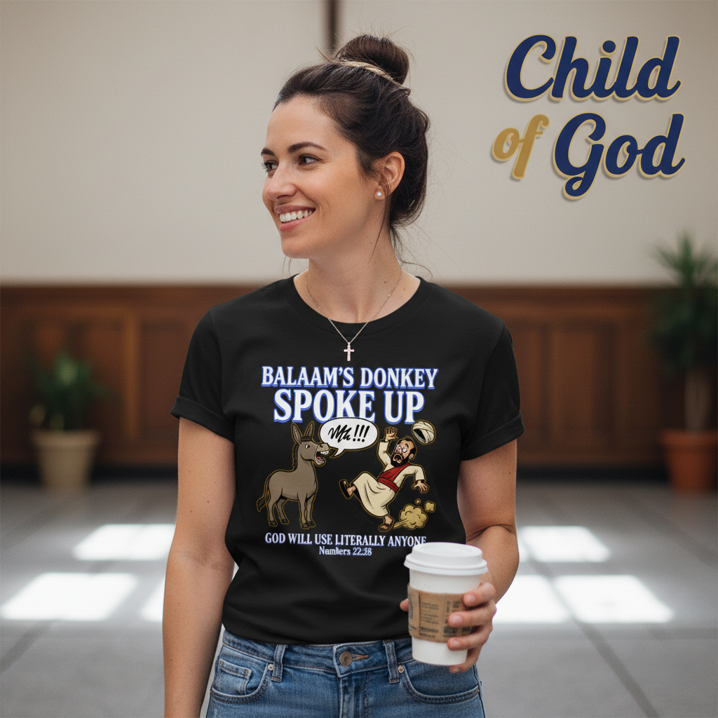 Balaam’s Donkey Spoke Up T-Shirt__lifestyle