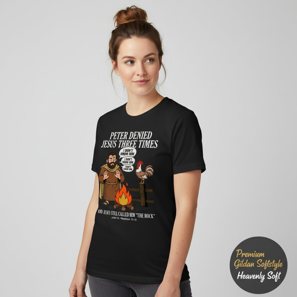 Peter Denied Jesus T-Shirt__space