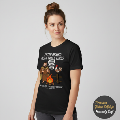 Peter Denied Jesus T-Shirt__space