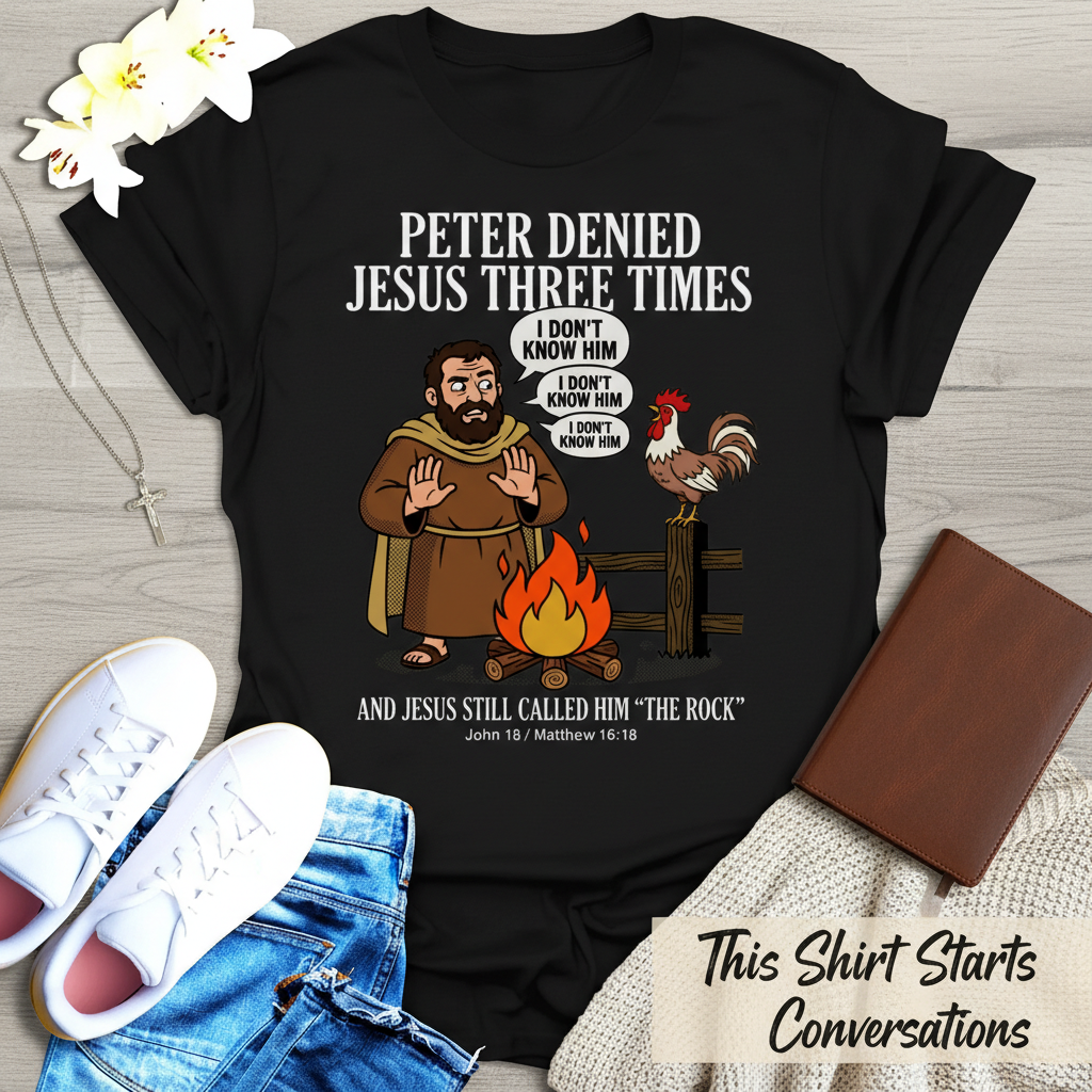 Peter Denied Jesus T-Shirt__pair
