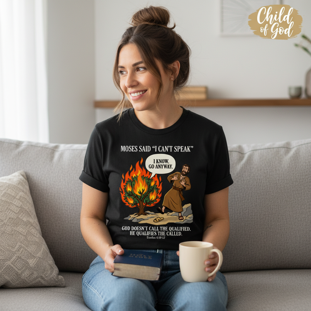 Go Anyway Moses T-Shirt__use