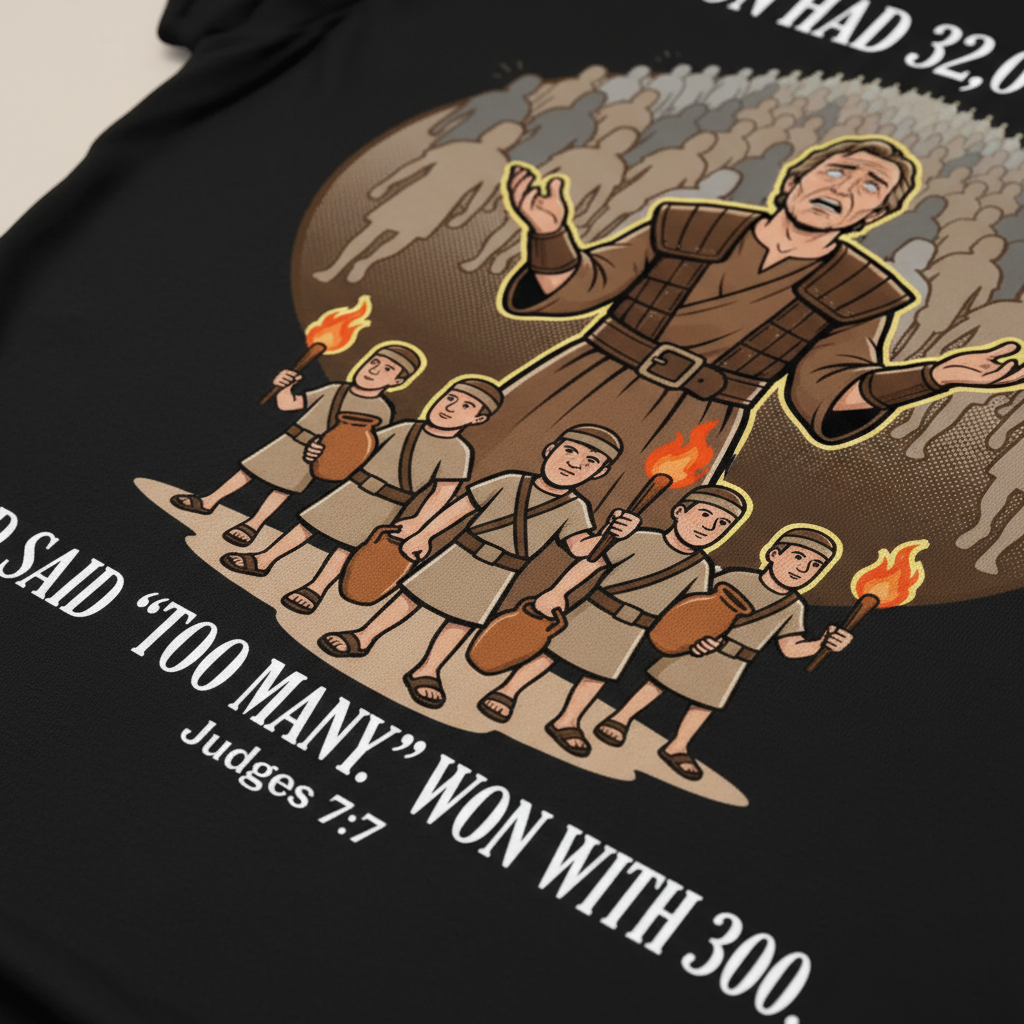 Gideon's Valor T-Shirt__detail