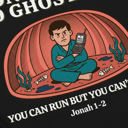 Jonah Tried to Ghost God T-Shirt__detail