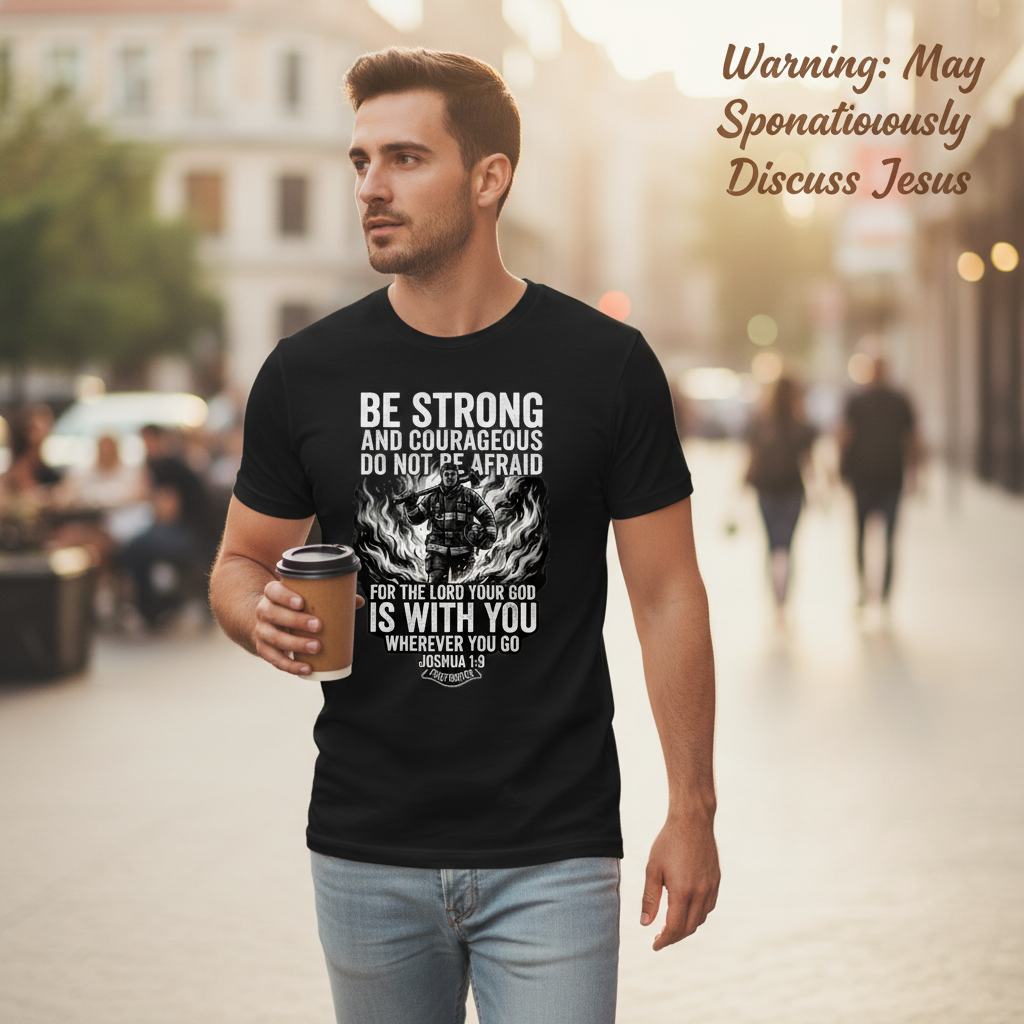 Firefighter Courage T-Shirt__use