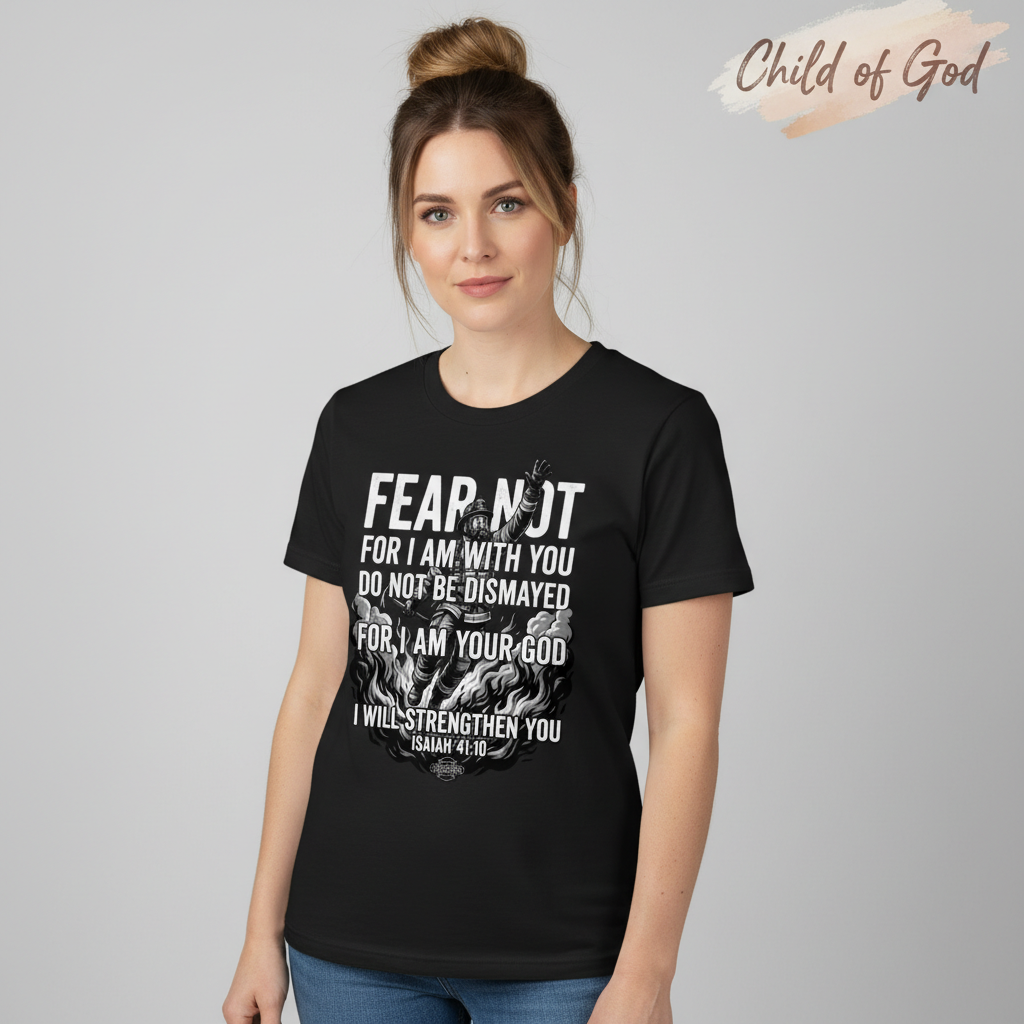 Fear Not Firefighter T-Shirt__hero