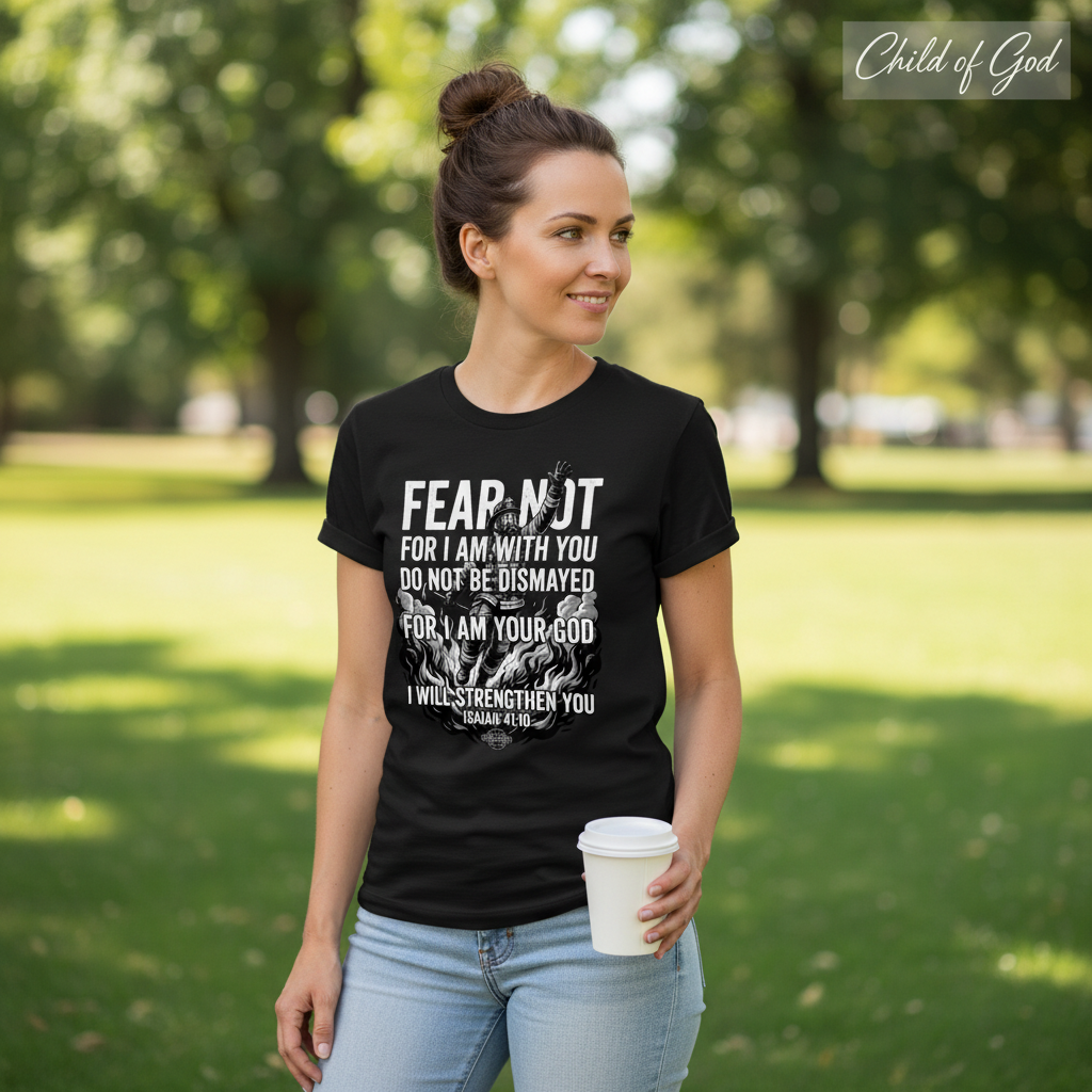 Fear Not Firefighter T-Shirt__lifestyle