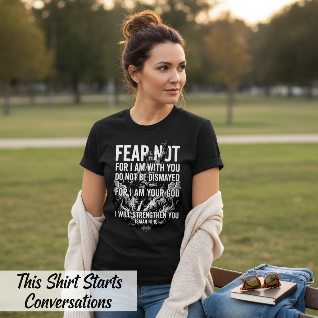 Fear Not Firefighter T-Shirt__pair