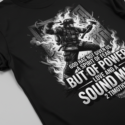 Fearless Firefighter Faith T-Shirt__detail