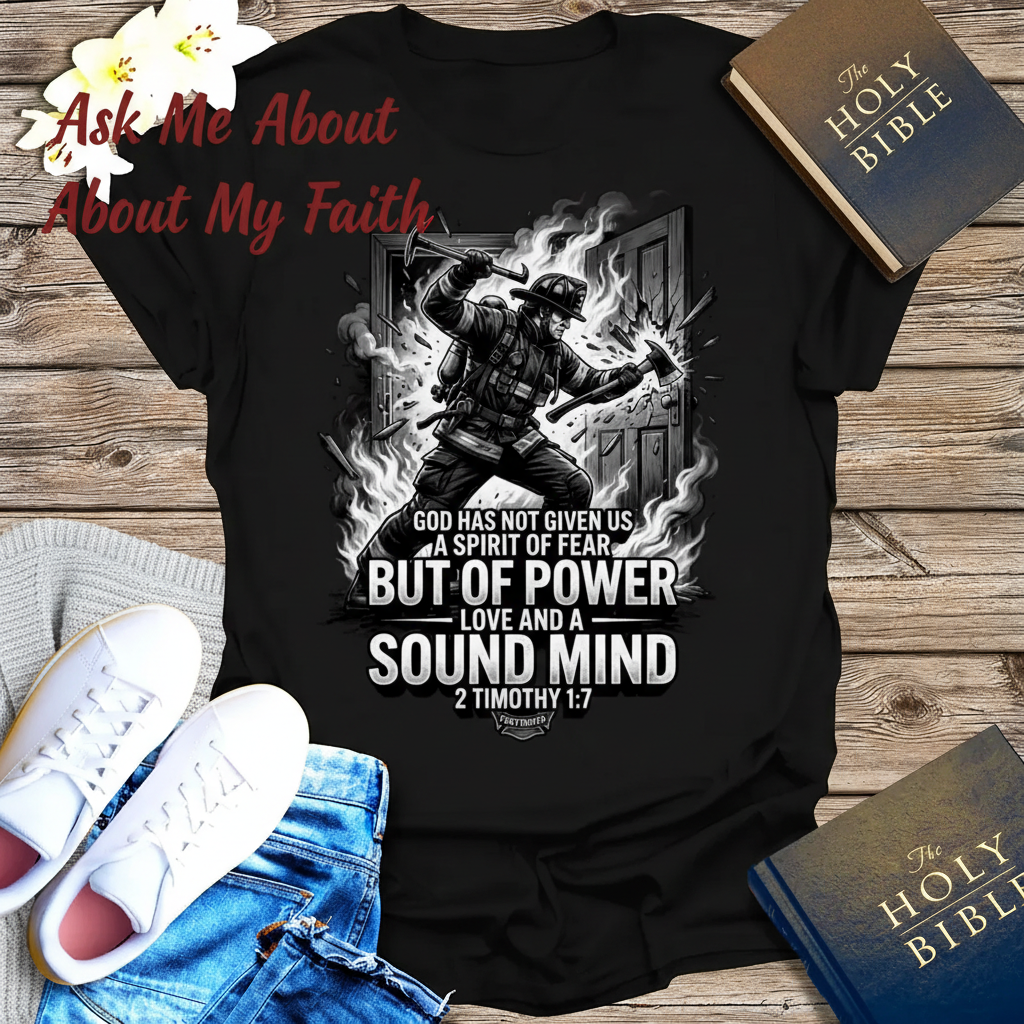 Fearless Firefighter Faith T-Shirt__pair