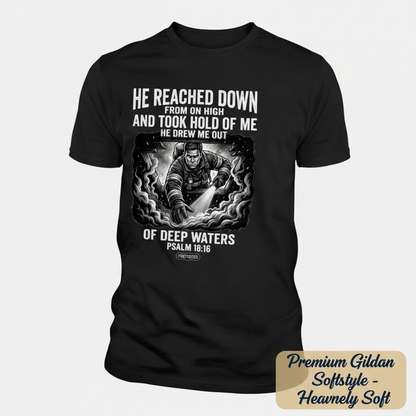 Rescued by Faith T-Shirt__space