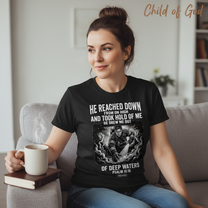 Rescued by Faith T-Shirt__use