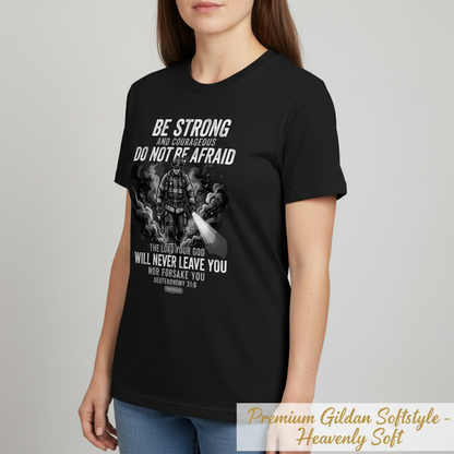Fearless Firefighter Faith T-Shirt__space