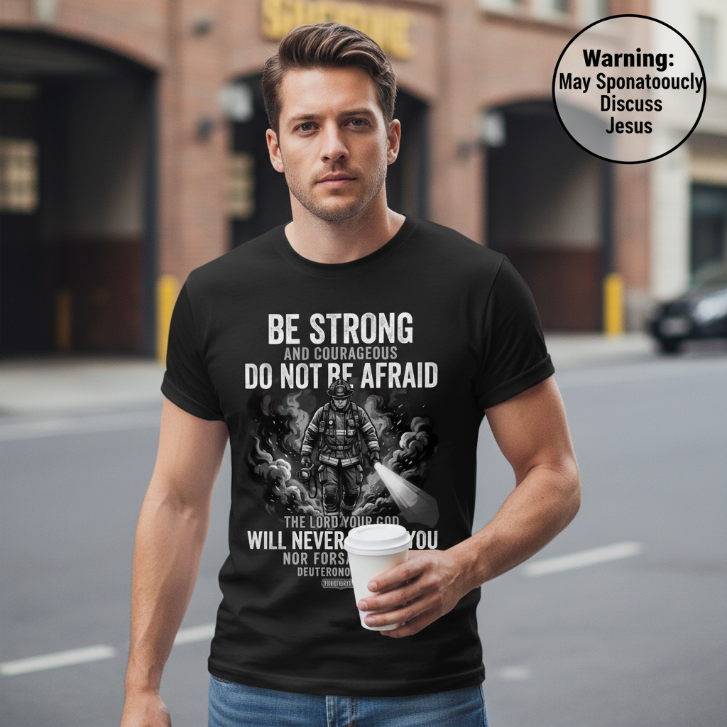 Fearless Firefighter Faith T-Shirt__use