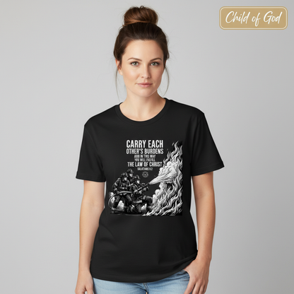 Law of Christ Firefighter T-Shirt__hero