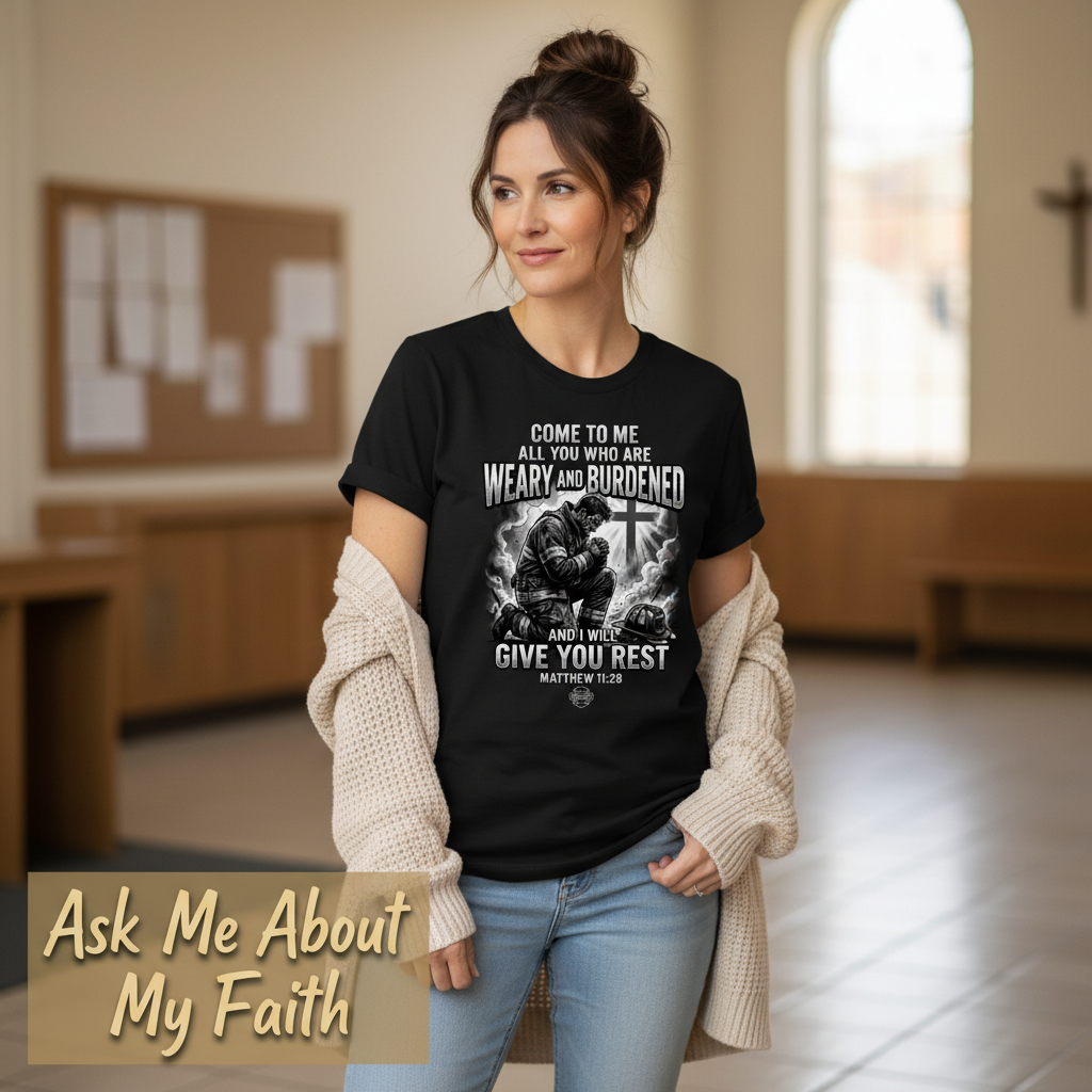Give You Rest Firefighter T-Shirt__pair