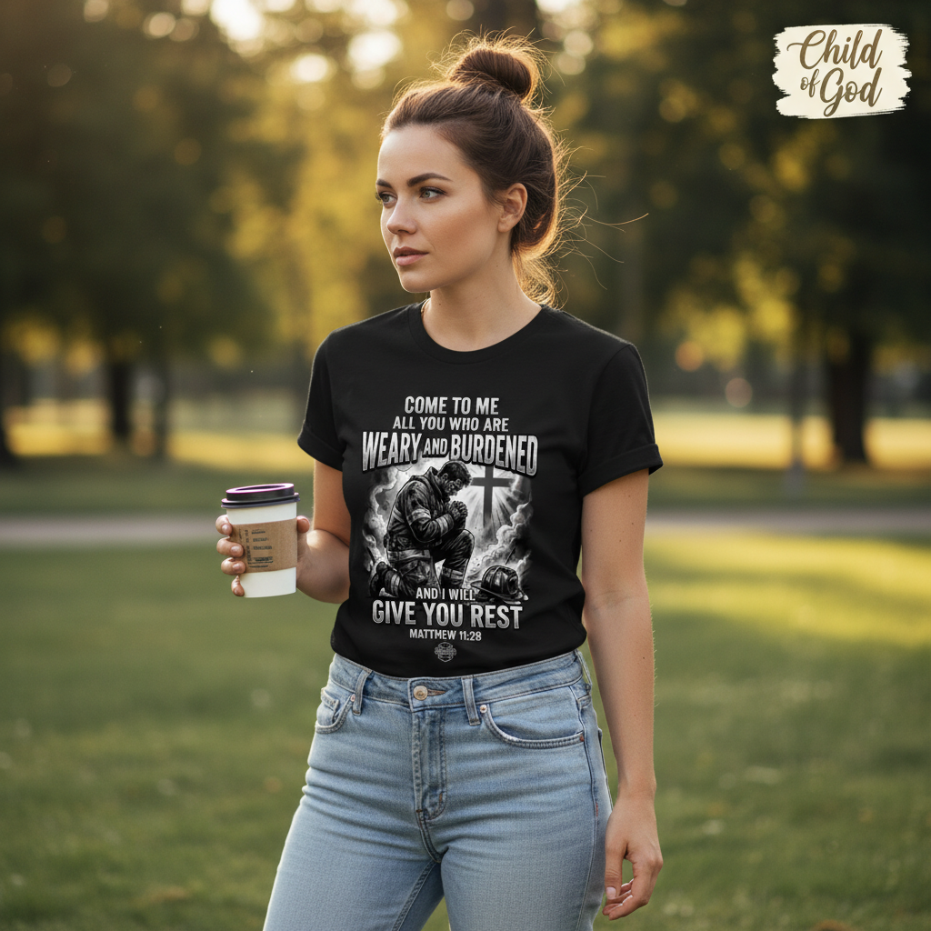 Give You Rest Firefighter T-Shirt__lifestyle