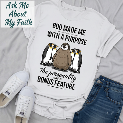 Purpose and Personality Penguin T-Shirt__pair