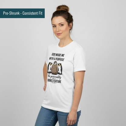 Purpose and Personality Penguin T-Shirt__benefit