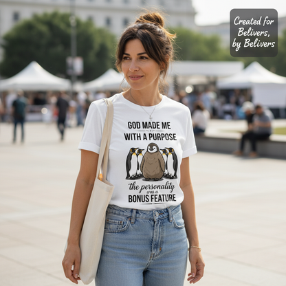 Purpose and Personality Penguin T-Shirt__use