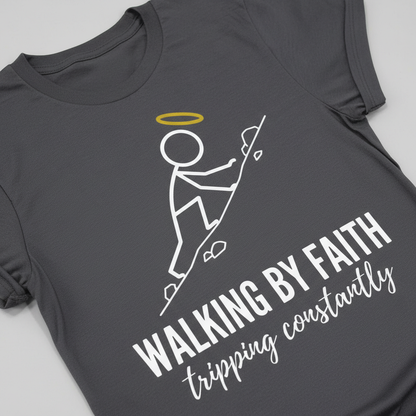 Walking by Faith T-Shirt__detail