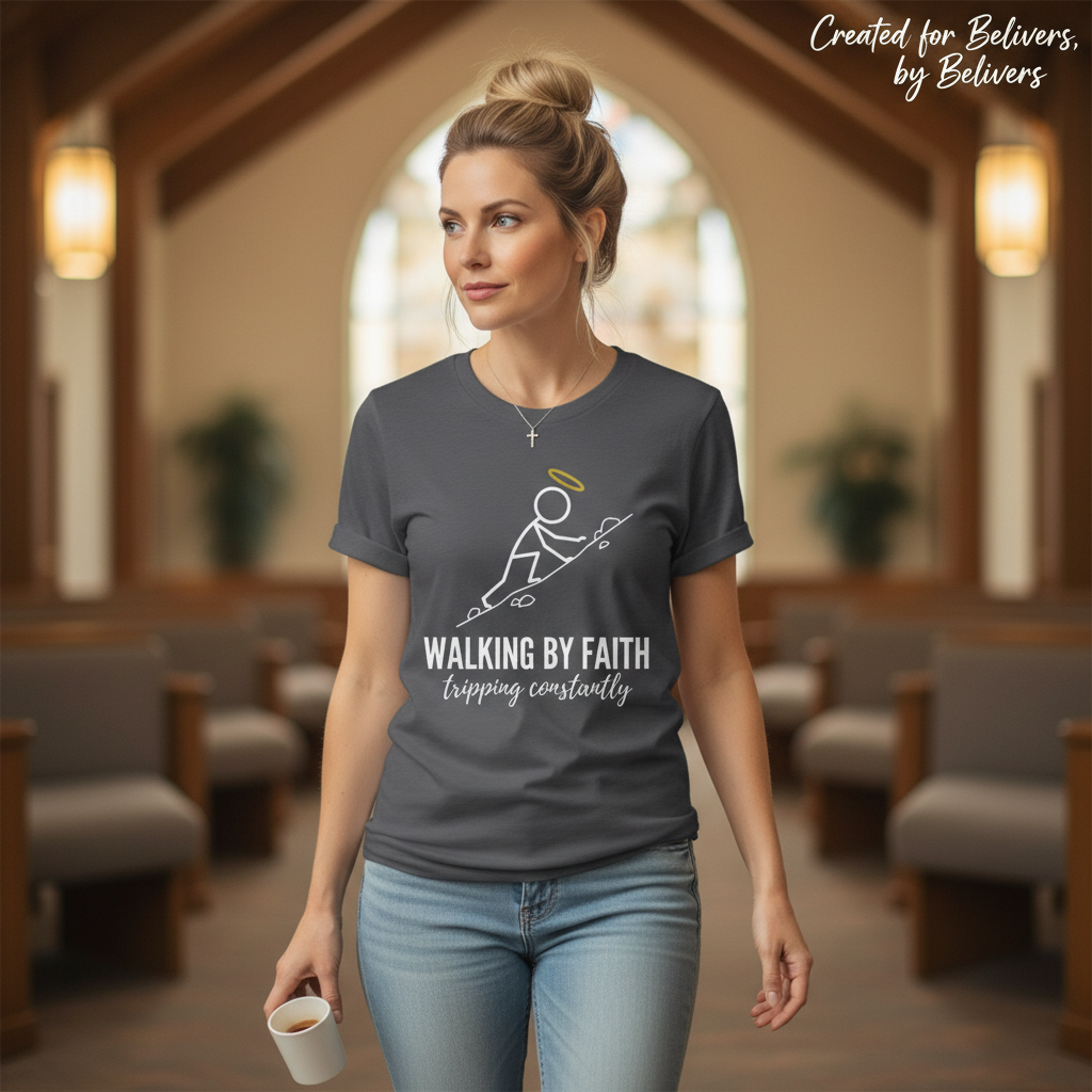 Walking by Faith T-Shirt__lifestyle