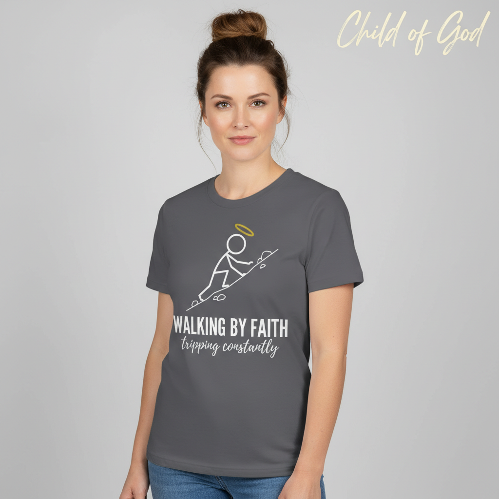 Walking by Faith T-Shirt__hero