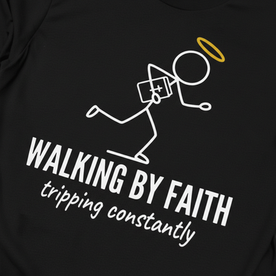 Walking by Faith T-Shirt__detail