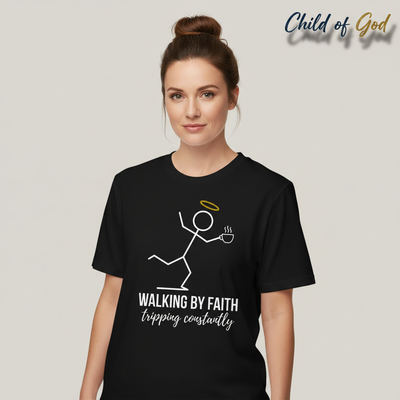 Walking by Faith T-Shirt__hero
