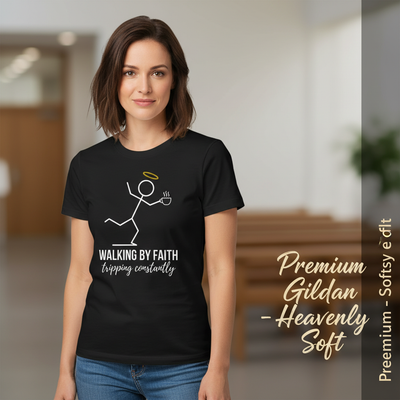 Walking by Faith T-Shirt__space