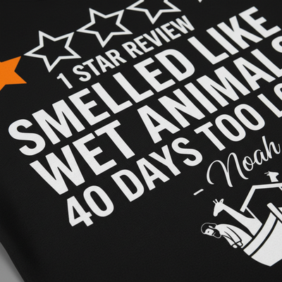 Noah's 1-Star Ark Review T-Shirt__detail