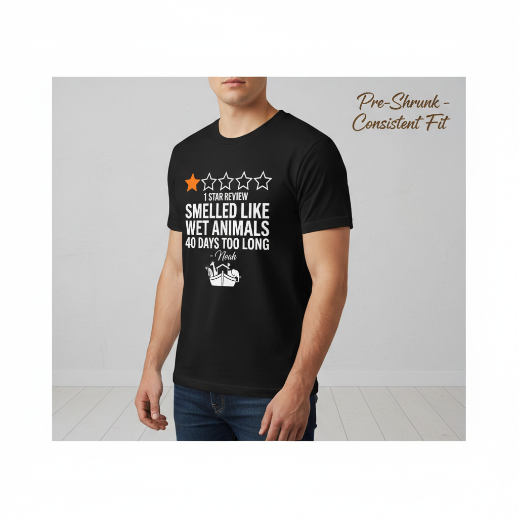 Noah's 1-Star Ark Review T-Shirt__space