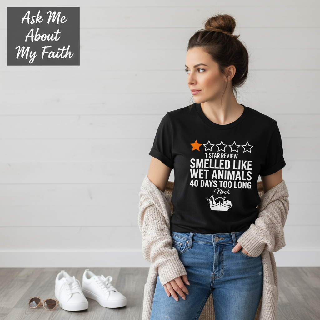 Noah's 1-Star Ark Review T-Shirt__pair