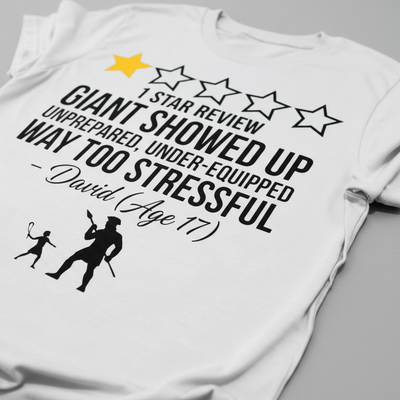 One Star Goliath Review T-Shirt__detail