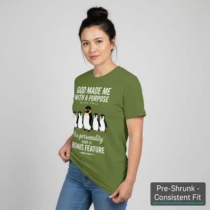 Purpose & Personality Penguin T-Shirt__benefit