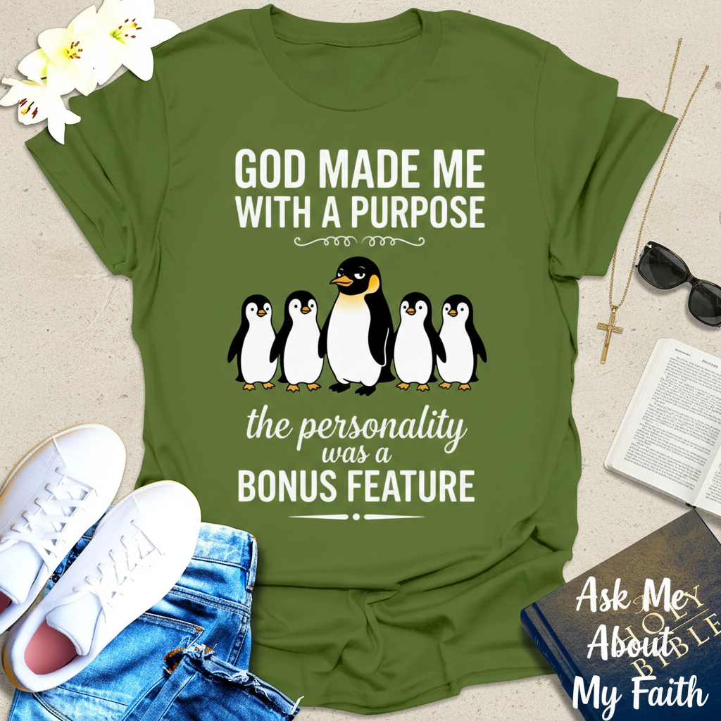 Purpose & Personality Penguin T-Shirt__pair