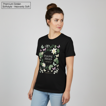 Praying Always (Well, Trying) T-Shirt__benefit