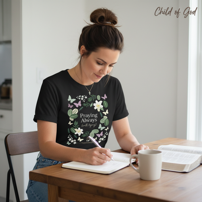 Praying Always (Well, Trying) T-Shirt__use