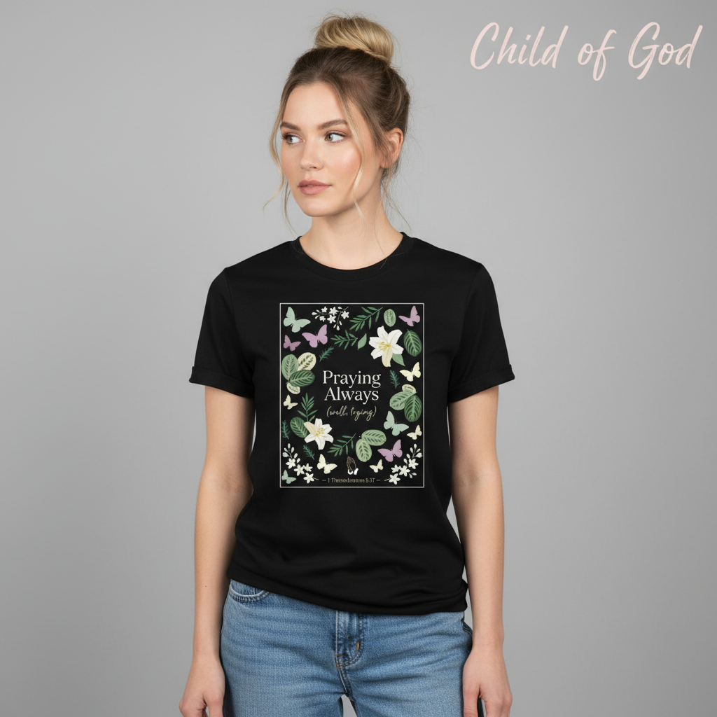 Praying Always (Well, Trying) T-Shirt__hero