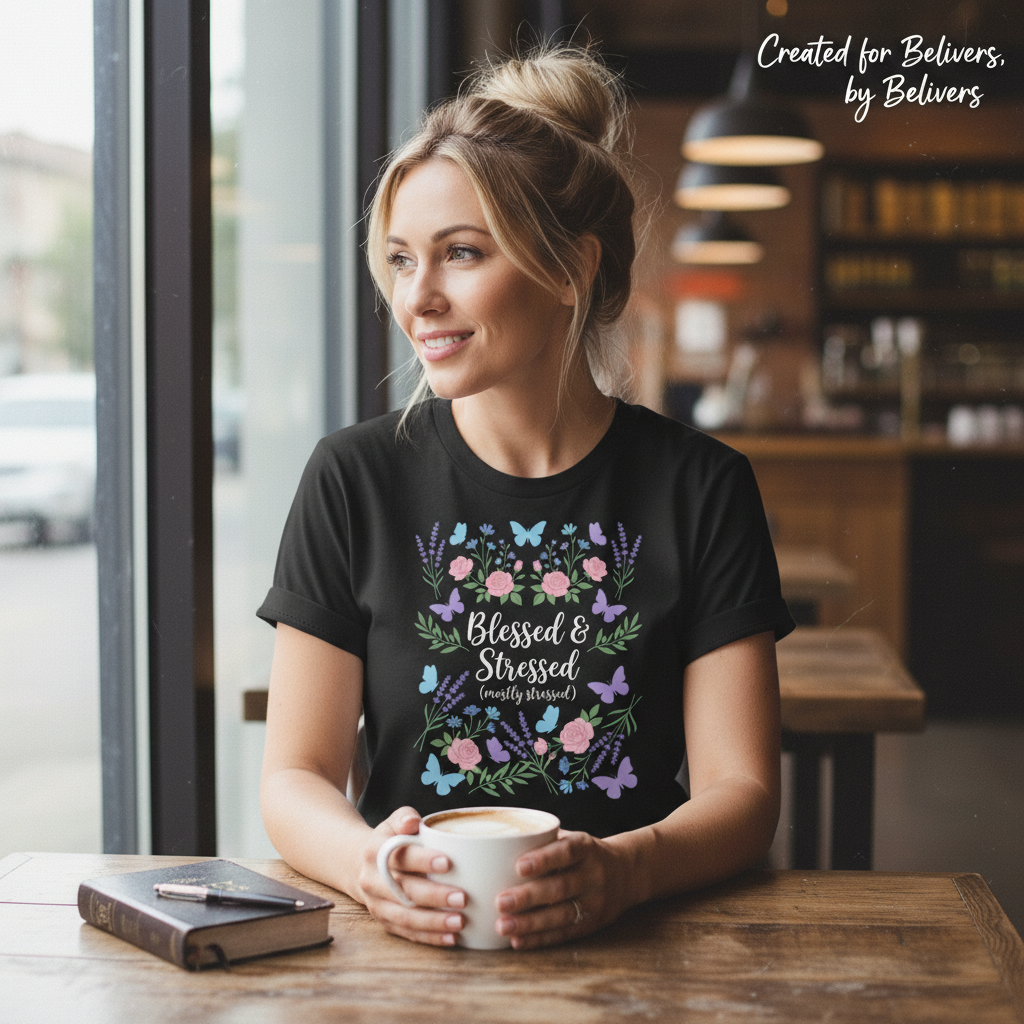 Blessed & Stressed T-Shirt__use