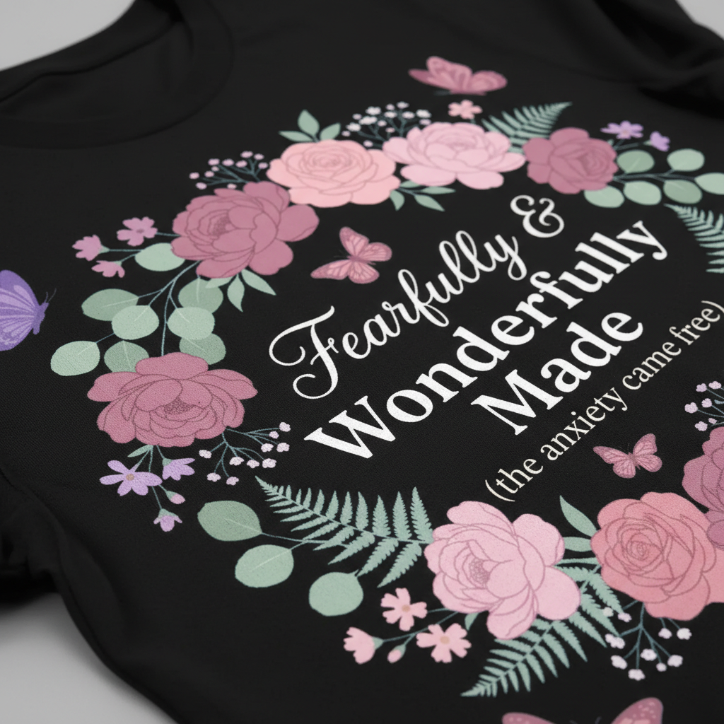 Fearfully & Wonderfully Made T-Shirt__detail