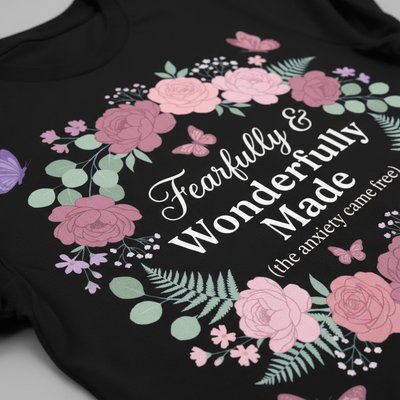 Fearfully & Wonderfully Made T-Shirt__detail