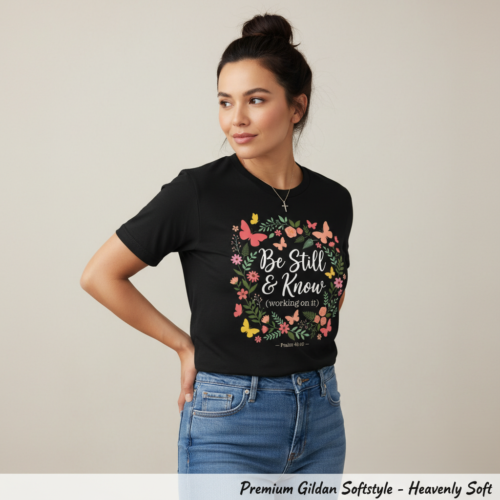 Be Still & Know T-Shirt__space