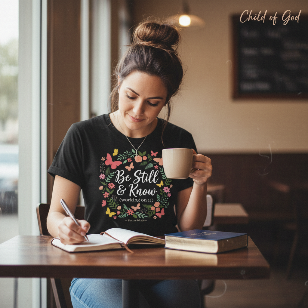 Be Still & Know T-Shirt__use