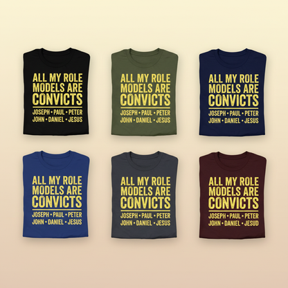 Role Model Convicts T-Shirt_6color_grid