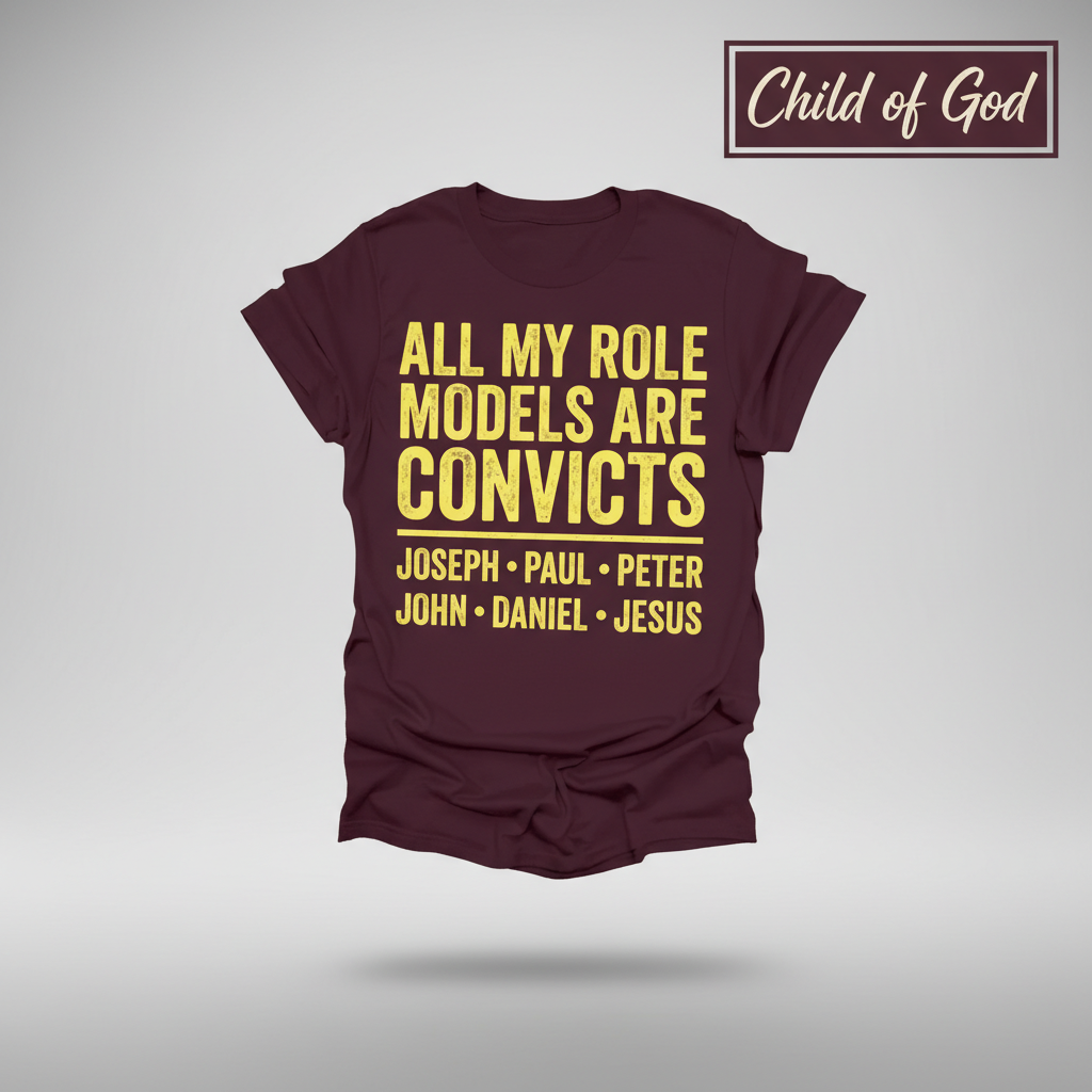 Role Model Convicts T-Shirt_3d_float
