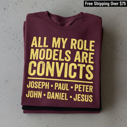 Role Model Convicts T-Shirt_stacked_flatlay