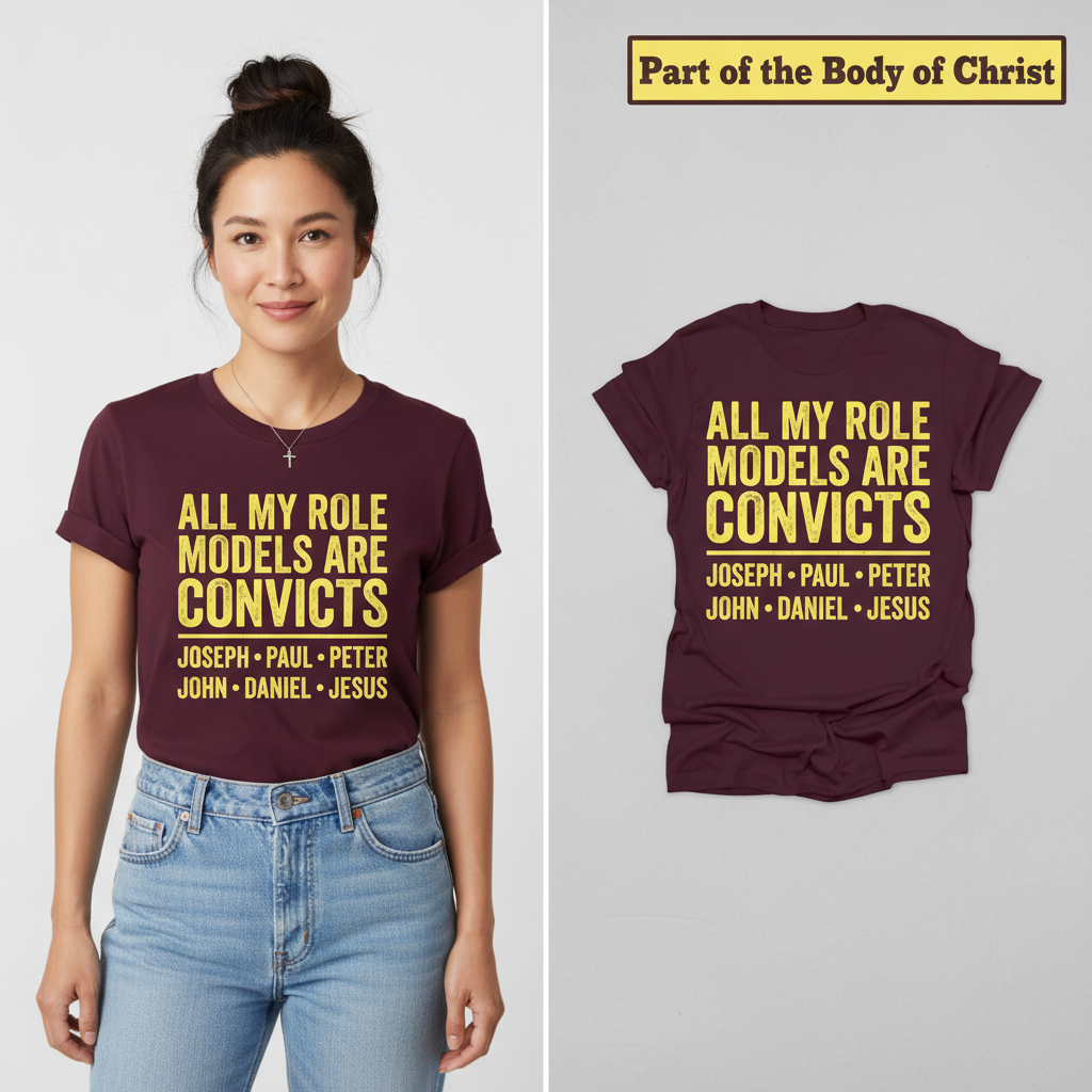Role Model Convicts T-Shirt_model_flat