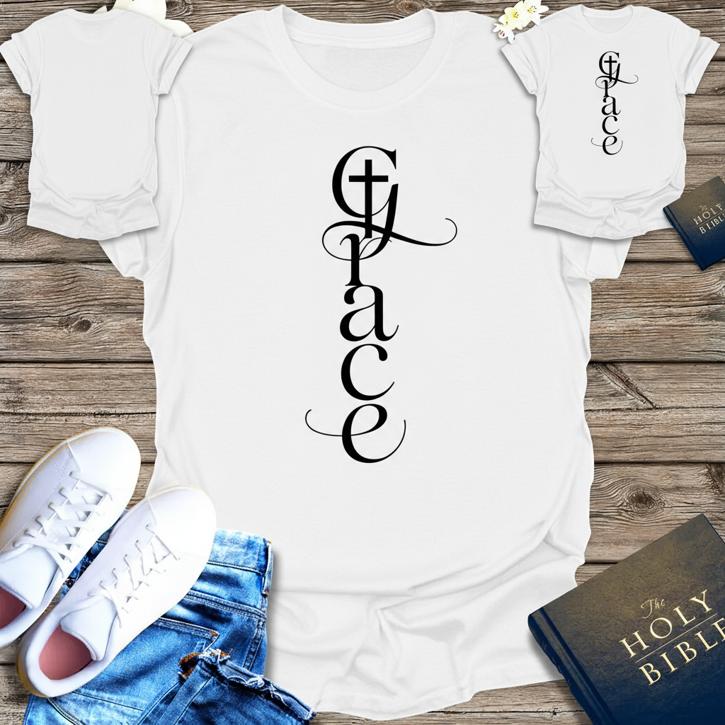 By Grace of God T-Shirt_triple_model