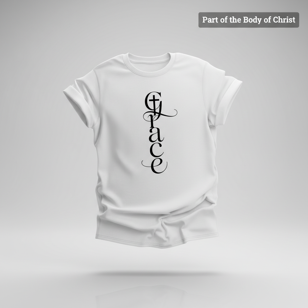 By Grace of God T-Shirt_3d_float